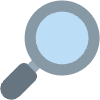 Magnifying Glass Tilted Right Emoji from Twemoji Set | Free Download as SVG Vector and Transparent PNG | Streamline emojis