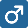Male Sign Element from Twemoji Emoji Set