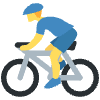 Man Biking Emoji from Twemoji Set | Free Download as SVG Vector and Transparent PNG | Streamline emojis