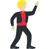 Man Dancing Medium Light Skin Tone Emoji from Twemoji Set | Free Download as SVG Vector and Transparent PNG | Streamline emojis