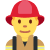 Man Firefighter Emoji from Twemoji Set | Free Download as SVG Vector and Transparent PNG | Streamline emojis