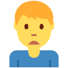 Man Frowning Emoji from Twemoji Set | Free Download as SVG Vector and Transparent PNG | Streamline emojis