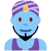 Man Genie Emoji from Twemoji Set | Free Download as SVG Vector and Transparent PNG | Streamline emojis