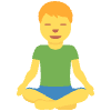 Man In Lotus Position Element from Twemoji Emoji Set