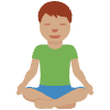 Man In Lotus Position Medium Skin Tone Element from Twemoji Emoji Set