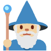Man Mage Medium Light Skin Tone Element from Twemoji Emoji Set