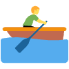 Man Rowing Boat Element from Twemoji Emoji Set