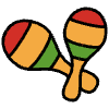 Maracas Element from OpenMoji Emoji Set