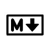 Markdown Element from OpenMoji Emoji Set