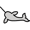 Narwhal Element from OpenMoji Emoji Set