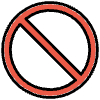 Prohibited Element from OpenMoji Emoji Set
