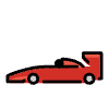 Racing Car Element from OpenMoji Emoji Set