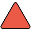 Red Triangle Pointed Up Element from OpenMoji Emoji Set