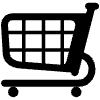 Shopping Cart High Contrast Emoji from Fluent Emoji High Contrast Set | Free Download as SVG Vector and Transparent PNG | Streamline emojis