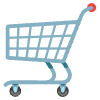 Shopping Cart Element from Noto Emojis Set