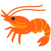 Shrimp Element from Noto Emojis Set