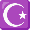 Star And Crescent Element from Noto Emojis Set