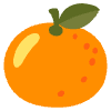 Tangerine Element from Noto Emojis Set