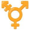 Transgender Symbol Element from Noto Emojis Set