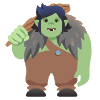 Troll Element from Noto Emojis Set