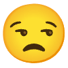 Unamused Face Element from Noto Emojis Set