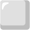 White Small Square Element from Noto Emojis Set