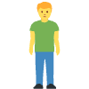 Man Standing Emoji from Twemoji Set | Free Download as SVG Vector and Transparent PNG | Streamline emojis