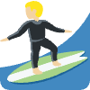 Man Surfing Medium Light Skin Tone Element from Twemoji Emoji Set