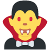 Man Vampire Emoji from Twemoji Set | Free Download as SVG Vector and Transparent PNG | Streamline emojis