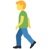 Man Walking Emoji from Twemoji Set | Free Download as SVG Vector and Transparent PNG | Streamline emojis