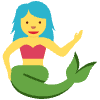 Mermaid Element from Twemoji Emoji Set