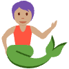 Merperson Medium Skin Tone Element from Twemoji Emoji Set