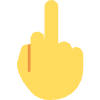 Middle Finger Element from Twemoji Emoji Set