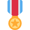 Military Medal Element from Twemoji Emoji Set