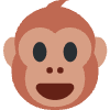 Monkey Face Element from Twemoji Emoji Set
