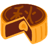 Moon Cake Element from Twemoji Emoji Set