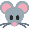 Mouse Face Element from Twemoji Emoji Set