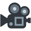 Movie Camera Emoji from Twemoji Set | Free Download as SVG Vector and Transparent PNG | Streamline emojis