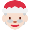 Mrs. Claus Light Skin Tone Element from Twemoji Emoji Set