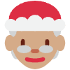 Mrs. Claus Medium Skin Tone Element from Twemoji Emoji Set