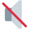 Muted Speaker Element from Twemoji Emoji Set
