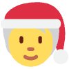 Mx Claus Element from Twemoji Emoji Set