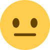 Neutral Face Element from Twemoji Emoji Set