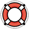 Ring Buoy Element from OpenMoji Emoji Set