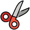 Scissors Element from OpenMoji Emoji Set