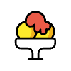Shaved Ice Element from OpenMoji Emoji Set