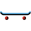 Skateboard Element from OpenMoji Emoji Set