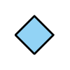 Small Blue Diamond Element from OpenMoji Emoji Set