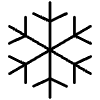 Snowflake Element from OpenMoji Emoji Set