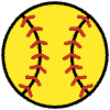 Softball Element from OpenMoji Emoji Set
